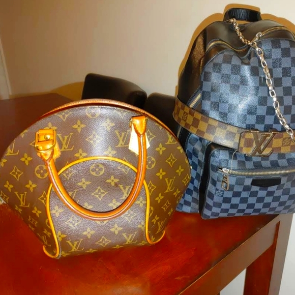 Louis Vuitton Ellipse Purse, Louis Vuitton Josh Backpack (Authentic) - Picture 1 of 3